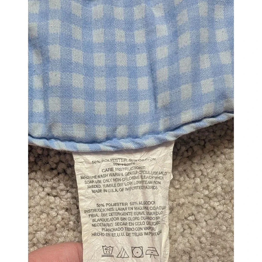 Winnie The Pooh Letters Tigger Piglet Eeyore Gingham Crib Comforter Blanket READ